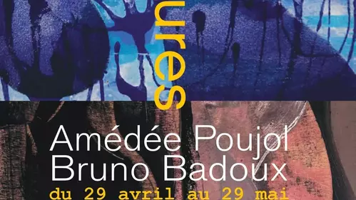 Exposition du 29 avril au 29 mai 2024: Peintures par Bruno Badoux et Amédée Poujol